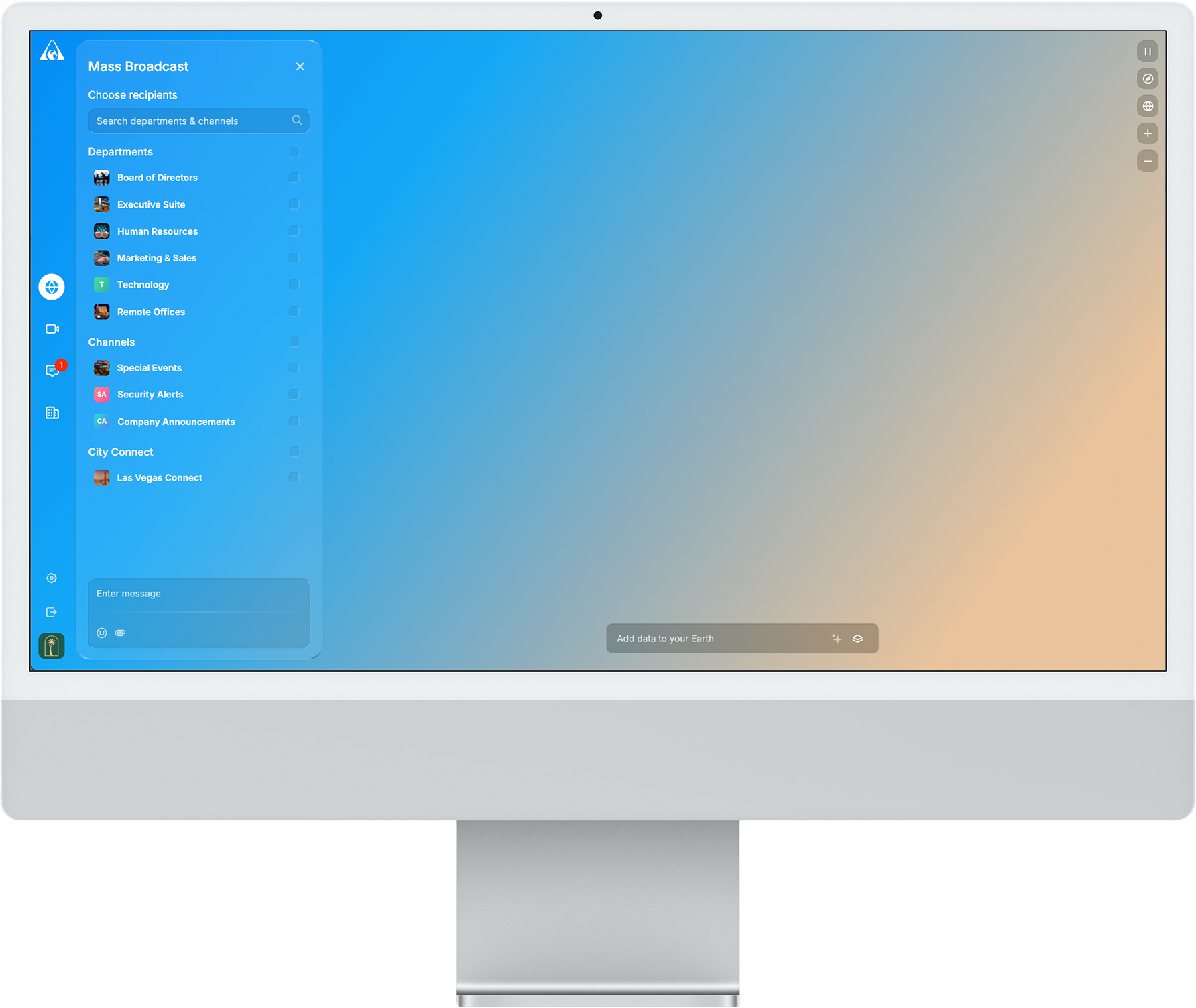ARYA Earth desktop app